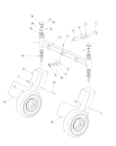 Part Location Diagram of 02002154 MTD Hex Cap Screw, 1/2-20, 7.50